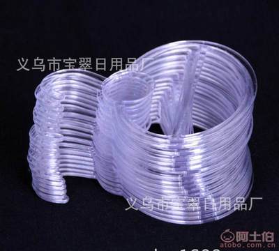 新龙华厂家供应 13CM圆形黑色塑料围巾架、丝巾架，义乌市宝翠日用品厂优质产品介绍